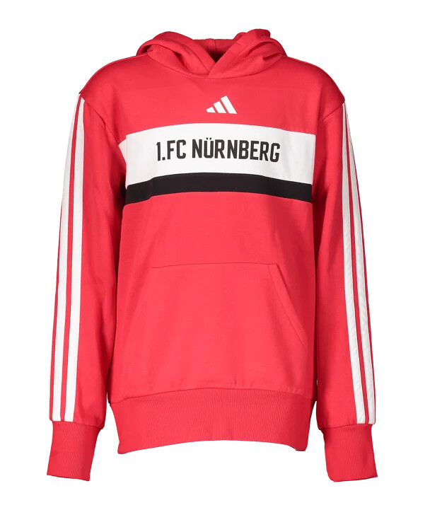 adidas 1. fc nürnberg hoody röd