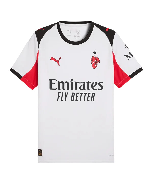 puma ac milan replica bortatröja vit f02