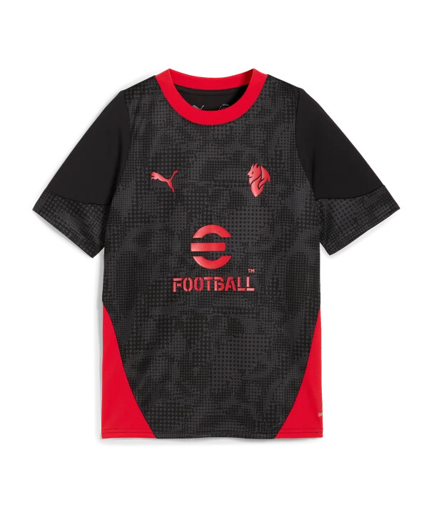 puma ac milan träningströja barn svart f04