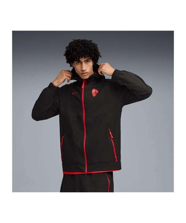 puma ac milan pumatech vävd jacka svart f04