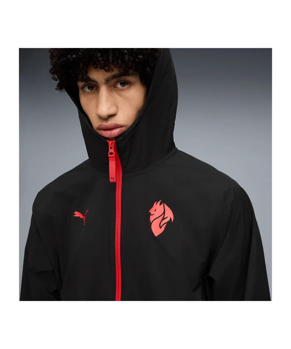 puma ac milan pumatech vävd jacka svart f04