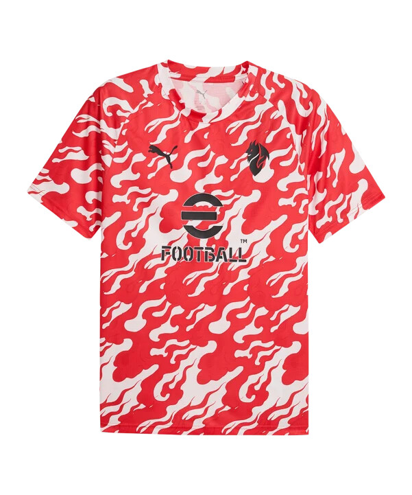 puma ac milan uppvärmningströja vit f02