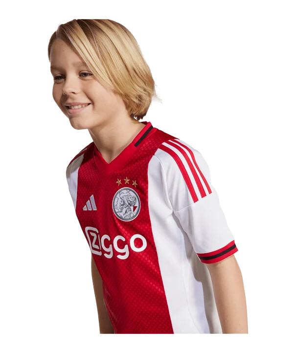 adidas ajax amsterdam hemmatröja 202526 barn vit