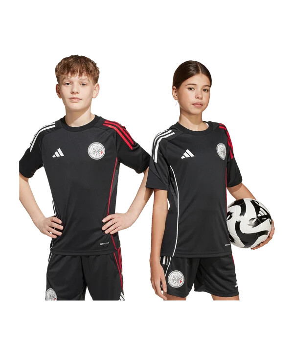 adidas ajax amsterdam tränings-t-shirt barn svart