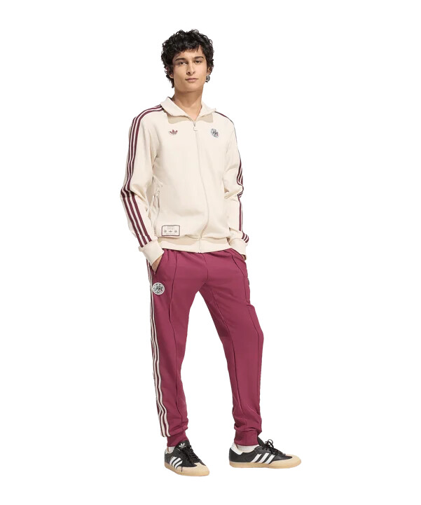 adidas ajax amsterdam icon träningsbyxor röda