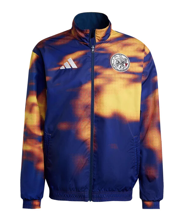 adidas ajax amsterdam träningströja blå