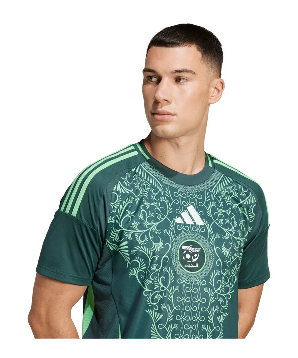 adidas algeriet bortatröja 2024 grön