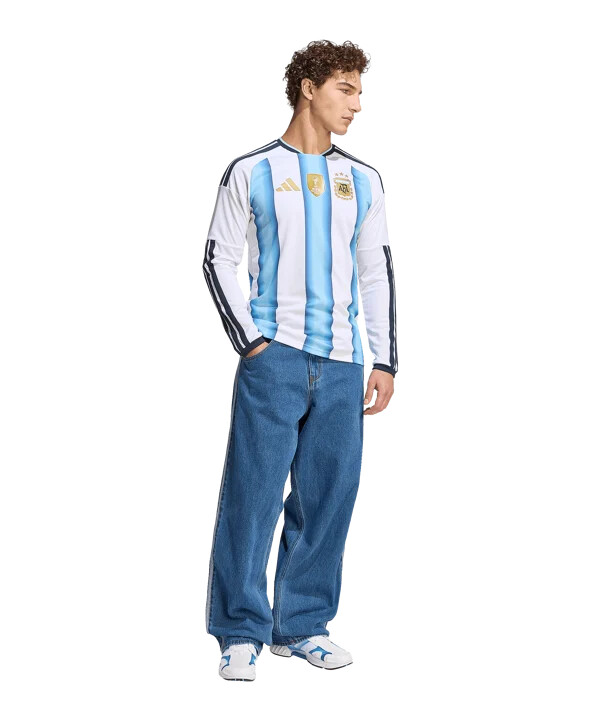 adidas argentina långärmad hemmatröja vm 2026 vit