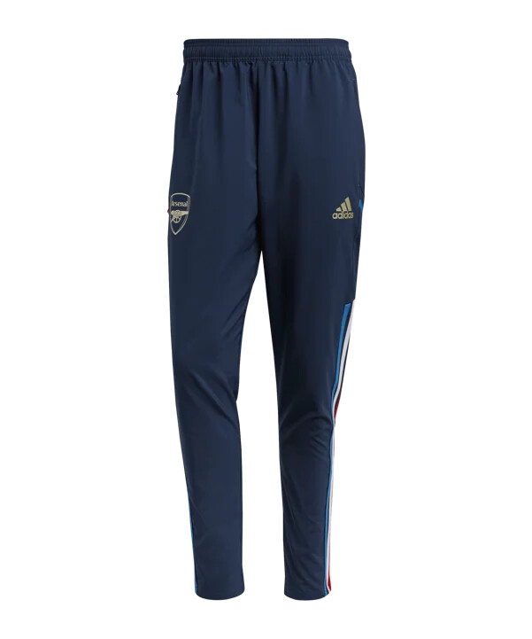 adidas fc arsenal london prematch-byxor 202223 blå