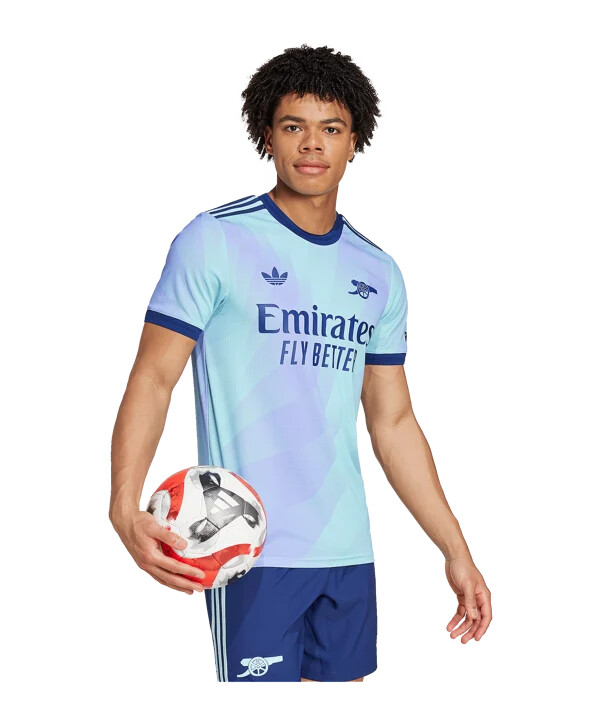 adidas original fc arsenal london aut. 3e tröja 20242025 turkos