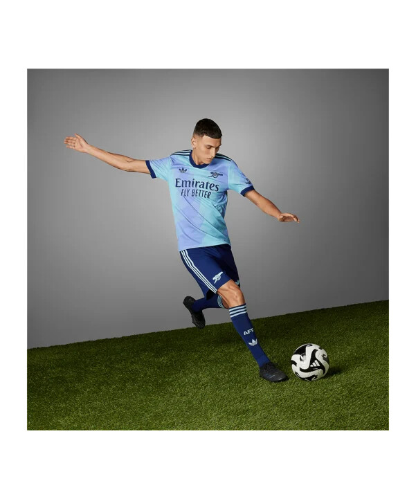 adidas original fc arsenal london aut. 3e tröja 20242025 turkos