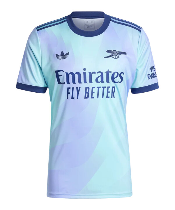 adidas originals fc arsenal london 3e tröja 20242025 turkos