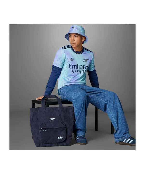 adidas originals fc arsenal london 3e tröja 20242025 turkos
