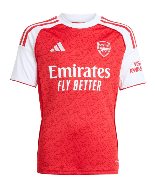 adidas fc arsenal london hemmatröja 202526 barn röd