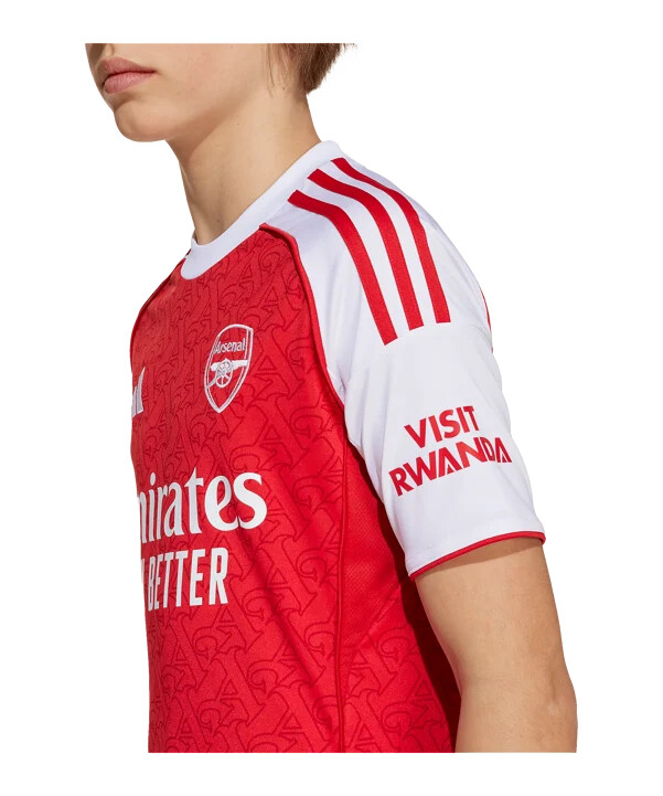 adidas fc arsenal london hemmatröja 202526 barn röd