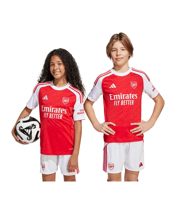 adidas fc arsenal london hemmatröja 202526 barn röd