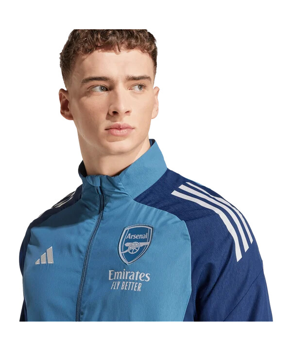 adidas fc arsenal london tävlingströja blå