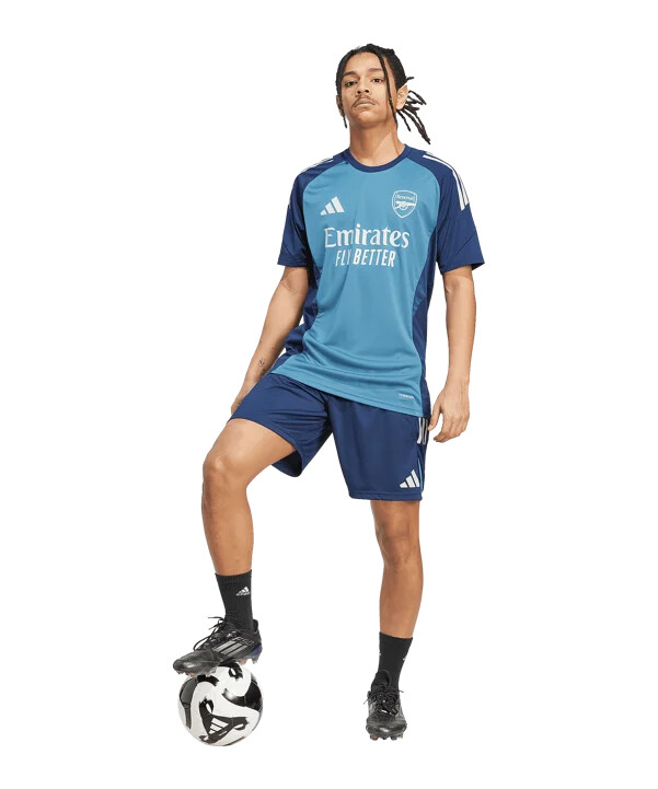 adidas fc arsenal london träningsshorts blå