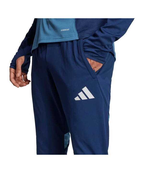 adidas fc arsenal london träningsbyxor blå