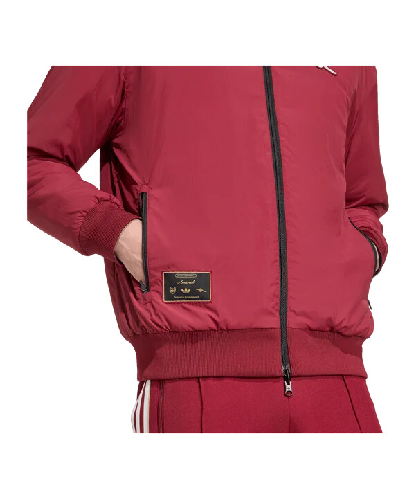 adidas fc arsenal london icon jacka röd