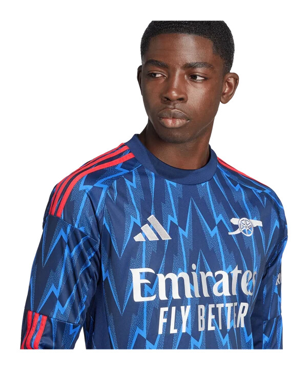 adidas fc arsenal london långärmad bortatröja 202526 blå