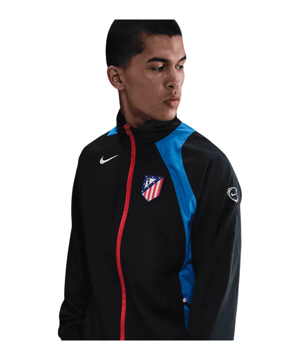 nike atletico madrid t90 träningsjacka svart f010
