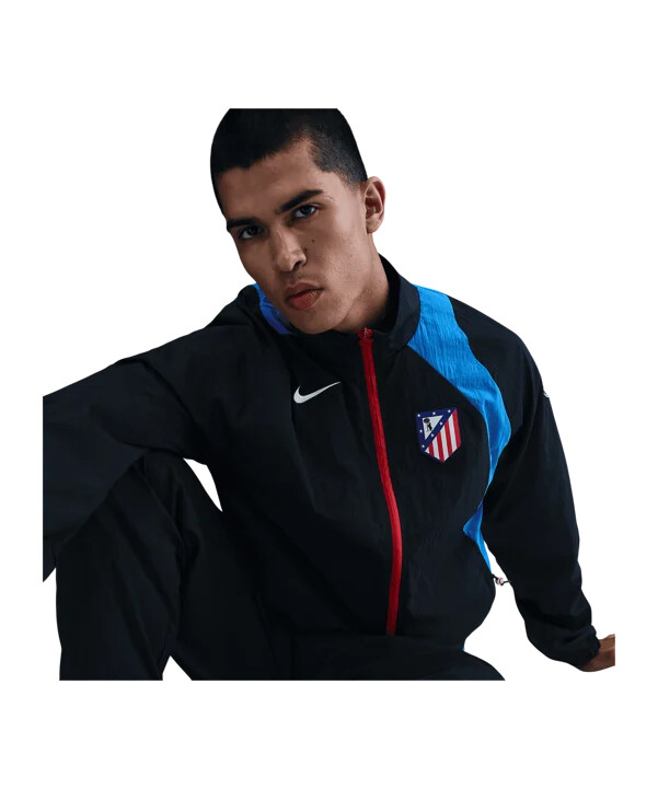 nike atletico madrid t90 träningsjacka svart f010