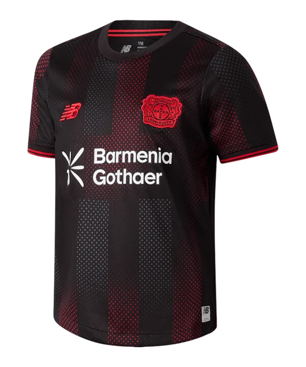 new balance bayer 04 leverkusen hemmatröja 20252026 barn röd
