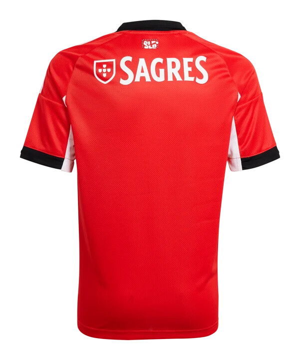 adidas benfica lissabon tröja hemma 20252026 barn röd