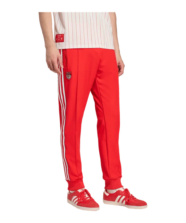 adidas benfica lissabon terrace icons träningsbyxor röda