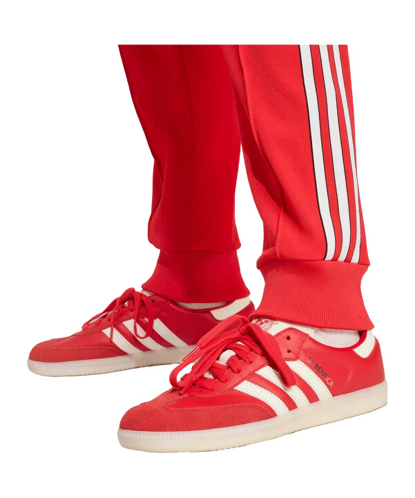 adidas benfica lissabon terrace icons träningsbyxor röda