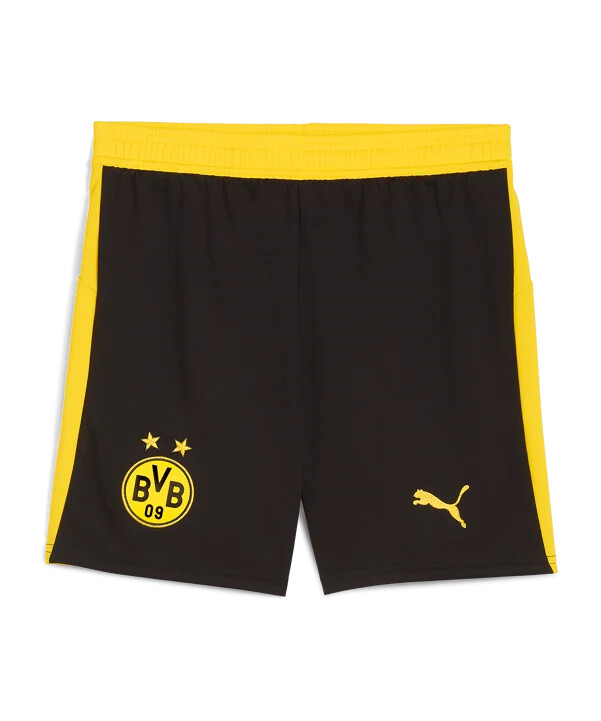 puma borussia dortmund blocking shorts 20252026 barn svart f05