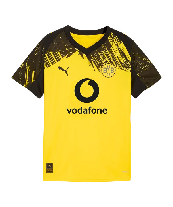 puma borussia dortmund hemmatröja 20252026 barn gul f01