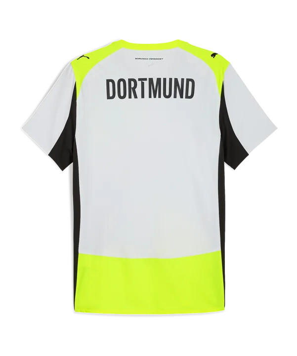 puma borussia dortmund authentic bortatröja grå f02