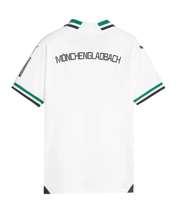puma borussia mönchengladbach hemtröja 20232024 damer vit f01