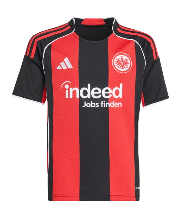 adidas eintracht frankfurt home jersey 20252026 barn svart