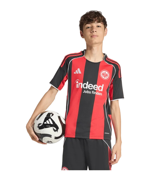 adidas eintracht frankfurt home jersey 20252026 barn svart