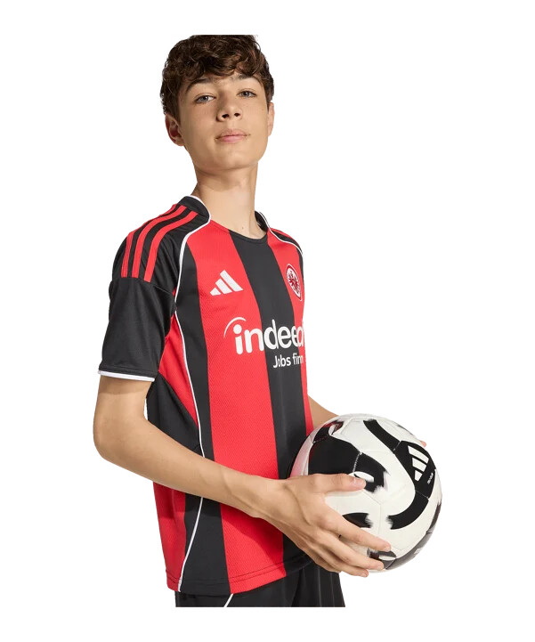 adidas eintracht frankfurt home jersey 20252026 barn svart