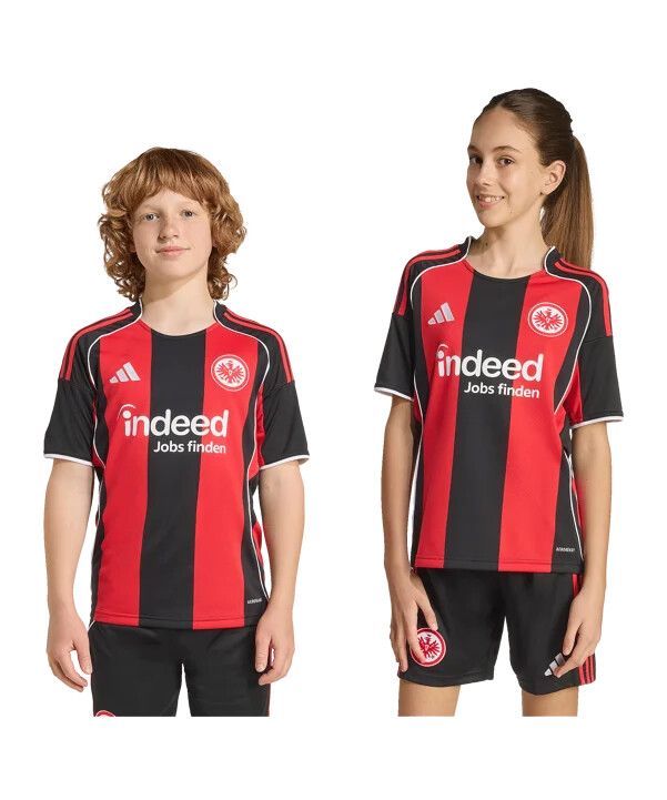 adidas eintracht frankfurt home jersey 20252026 barn svart