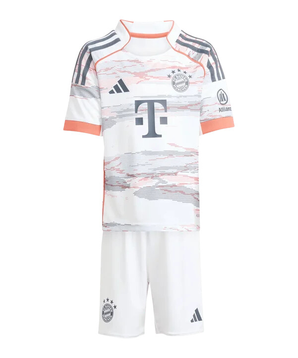 adidas fc bayern münchen minitröja bortatröja 202526 barn vit