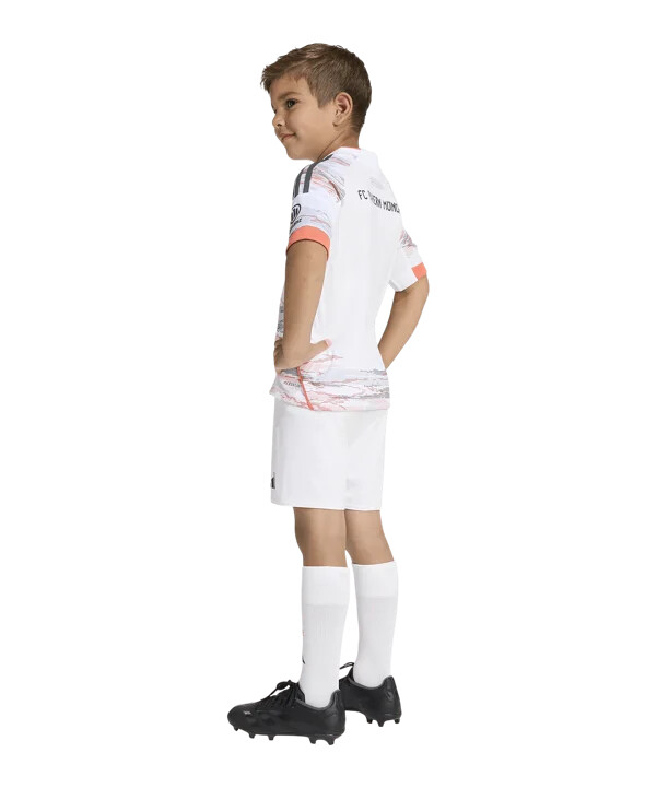 adidas fc bayern münchen minitröja bortatröja 202526 barn vit