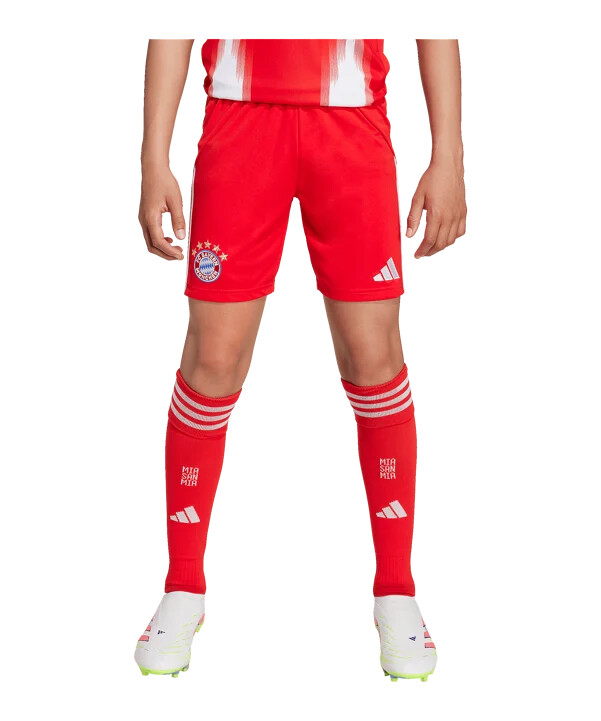 adidas fc bayern münchen hemmashorts 20252026 barn röd