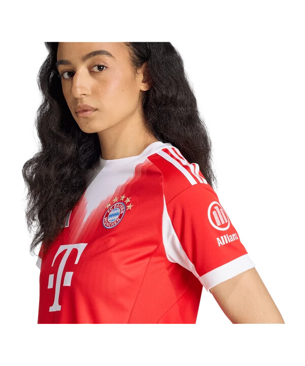 adidas fc bayern münchen hemmatröja 20252026 dam röd