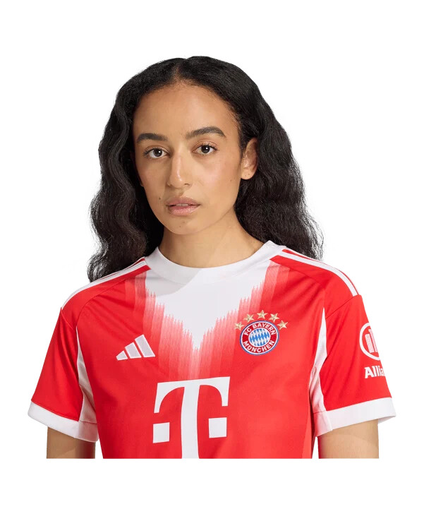 adidas fc bayern münchen hemmatröja 20252026 dam röd