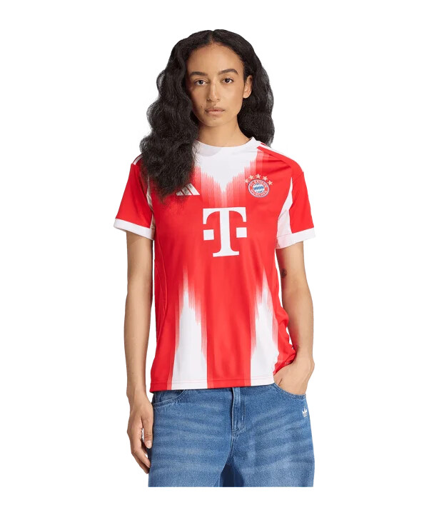 adidas fc bayern münchen hemmatröja 20252026 dam röd
