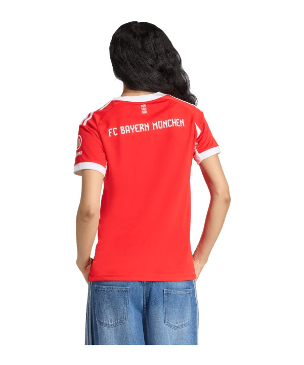 adidas fc bayern münchen hemmatröja 20252026 dam röd