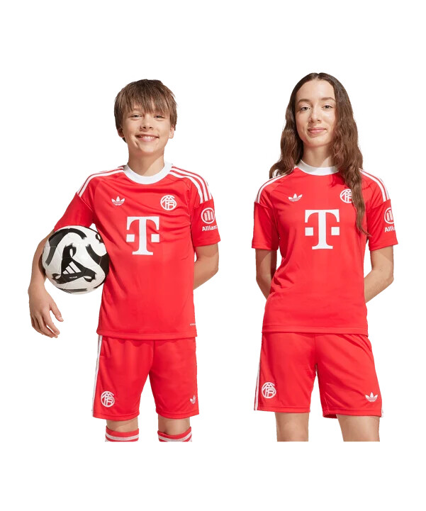 adidas fc bayern münchen målvaktströja 3e 20252026 barn röd