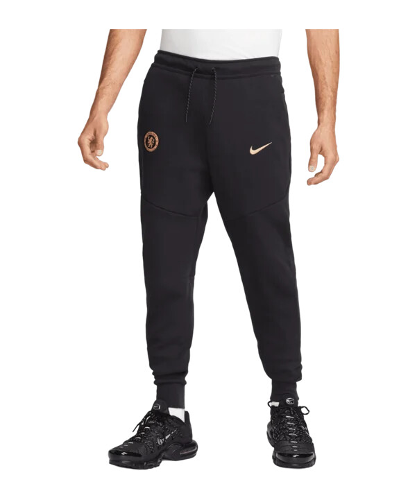 nike fc chelsea london joggingbyxor blå f426