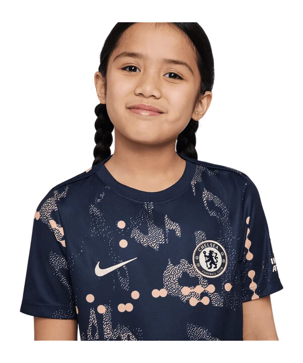 nike fc chelsea london träningströja barn blå f452