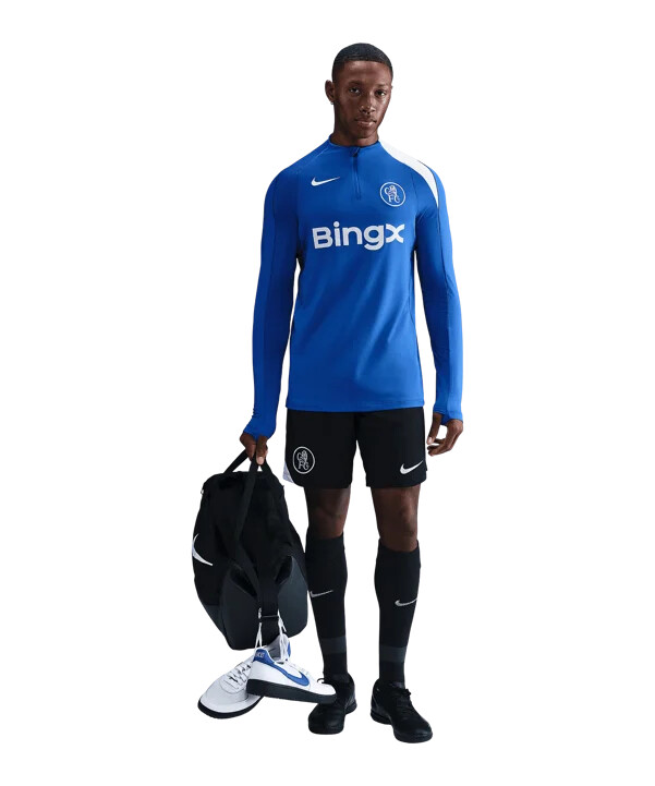 nike fc chelsea london drill top sweatshirt blå f481